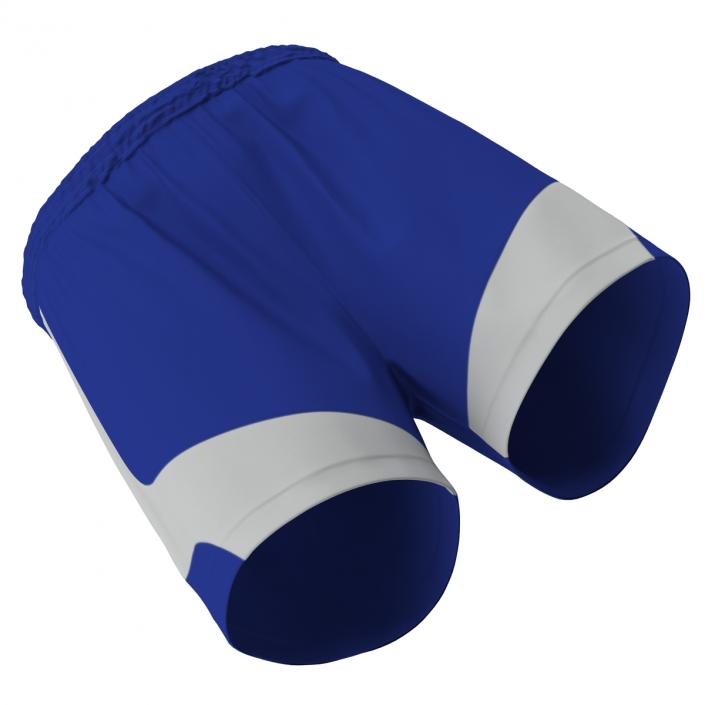 3D Soccer Shorts Blue model