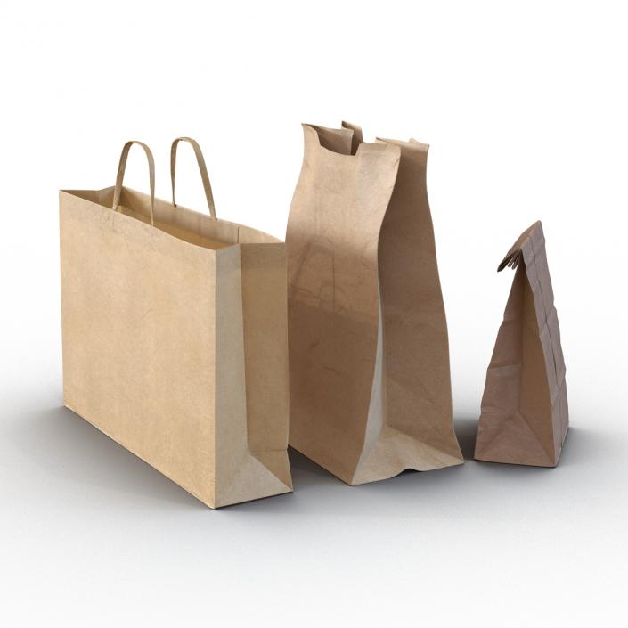 3D Paper Bags Collection