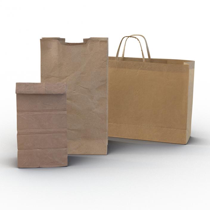 3D Paper Bags Collection