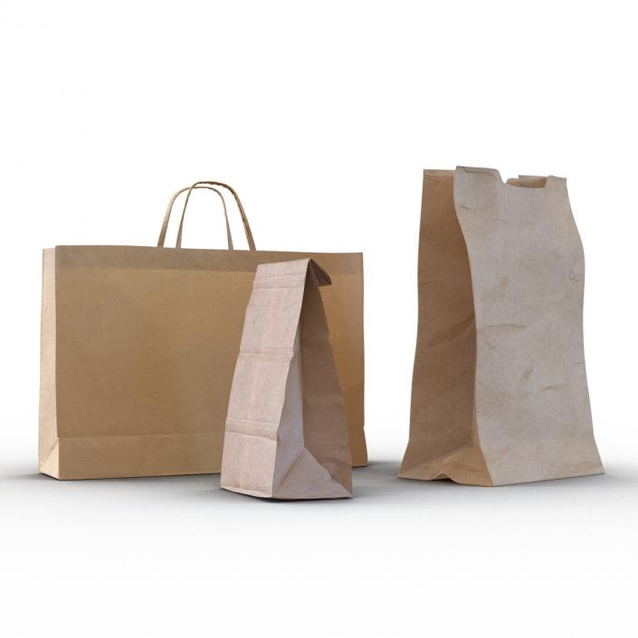 3D Paper Bags Collection