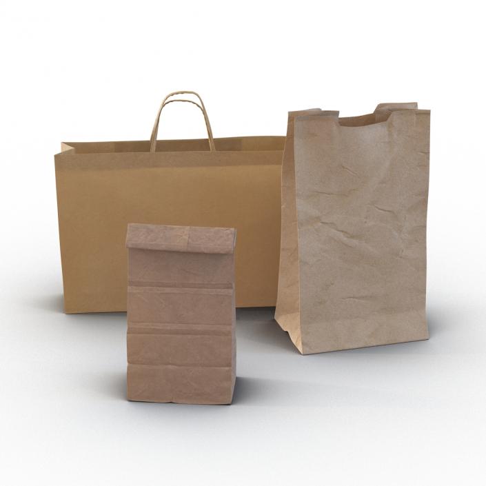 3D Paper Bags Collection