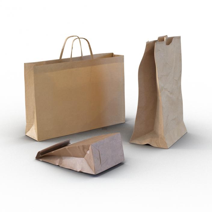 3D Paper Bags Collection