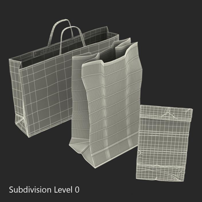 3D Paper Bags Collection