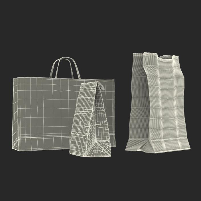 3D Paper Bags Collection