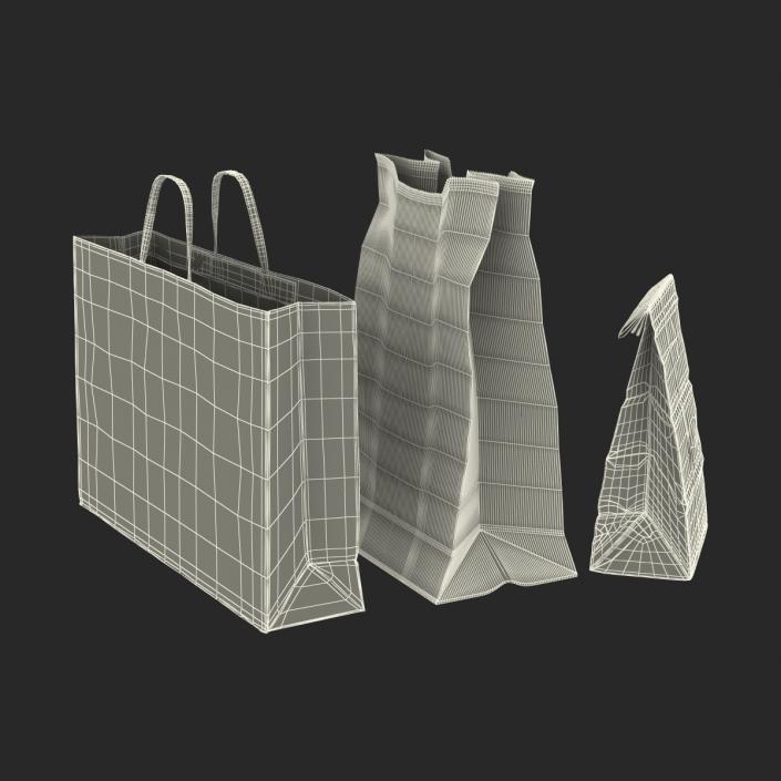 3D Paper Bags Collection