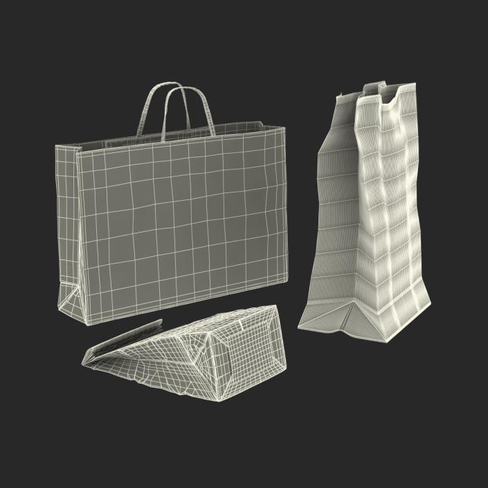 3D Paper Bags Collection