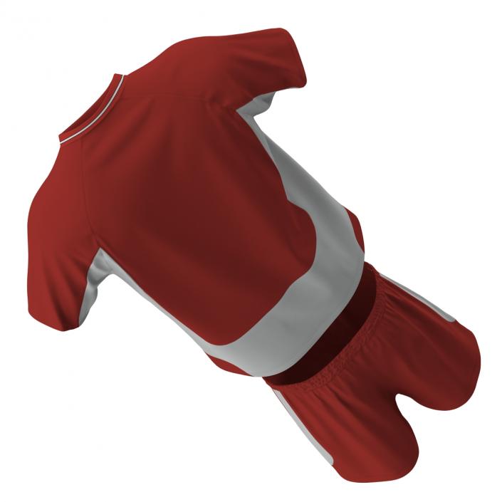 3D model Soccer Uniform Red 2