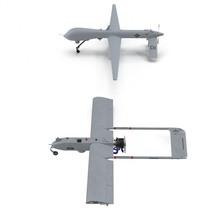 UAV Collection 3D model