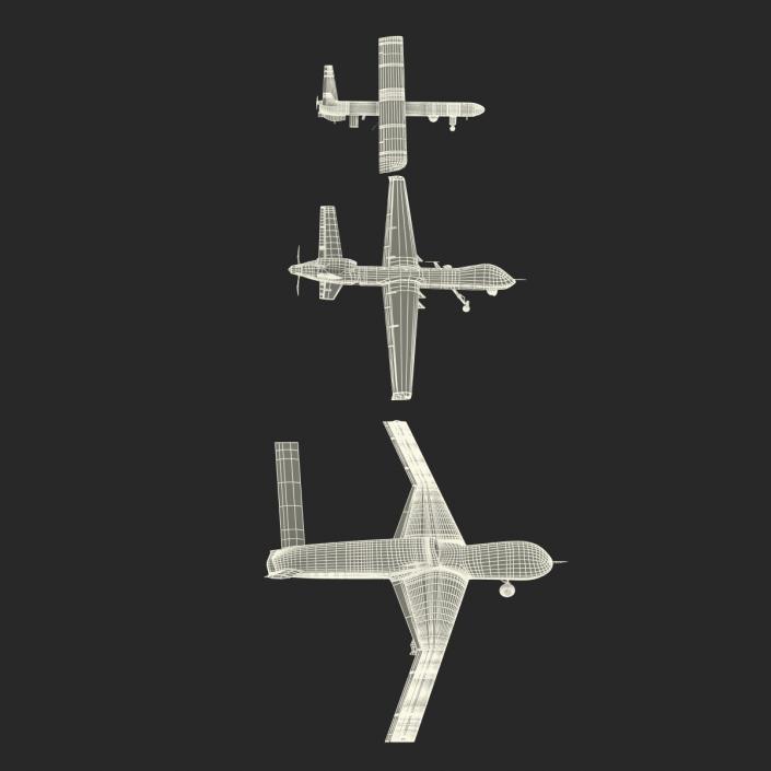 UAV Collection 3D model