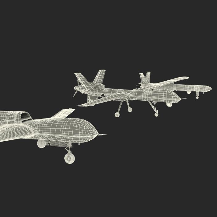 UAV Collection 3D model