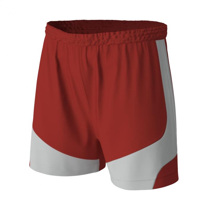 3D Soccer Uniform Red model