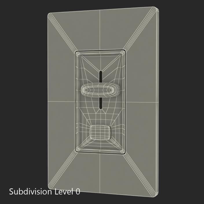 3D Dimmer Switch model