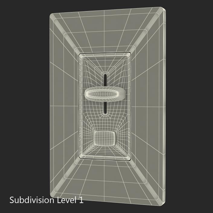 3D Dimmer Switch model