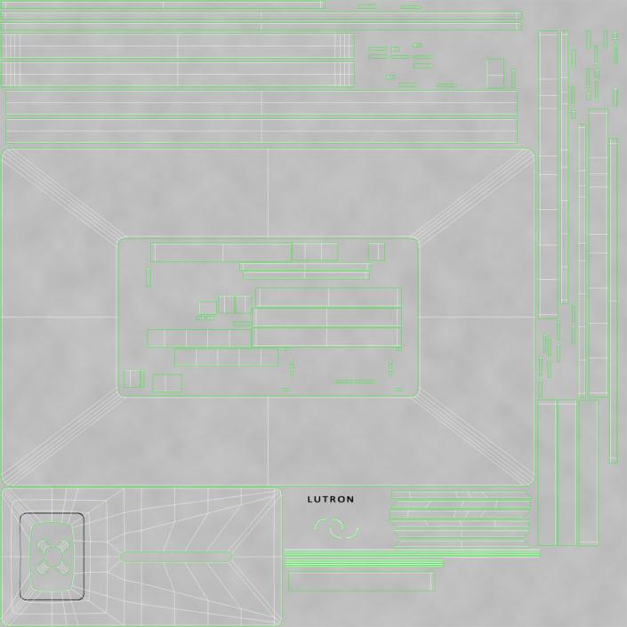 3D Dimmer Switch model