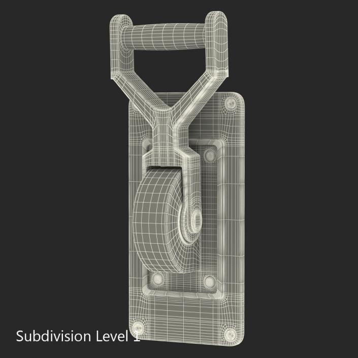 3D Industrial Power Switch model