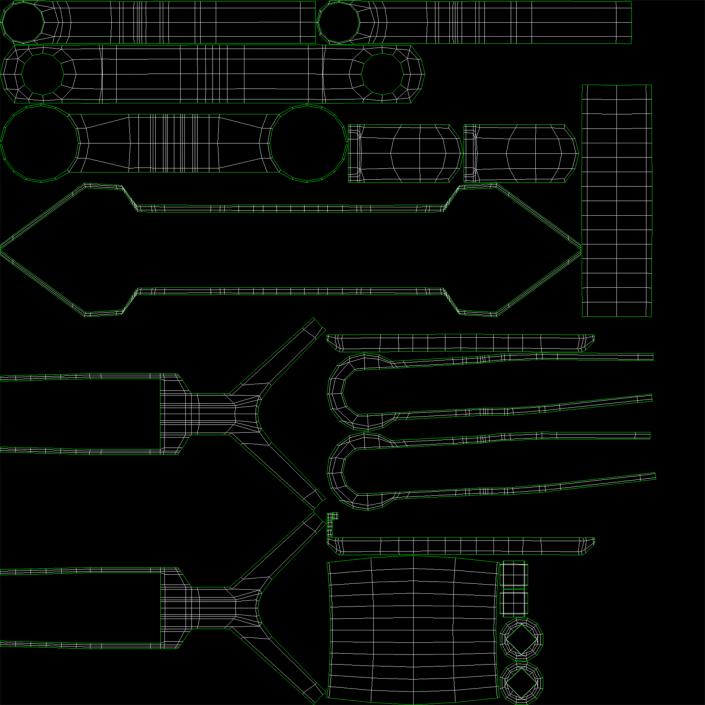 3D Industrial Power Switch model