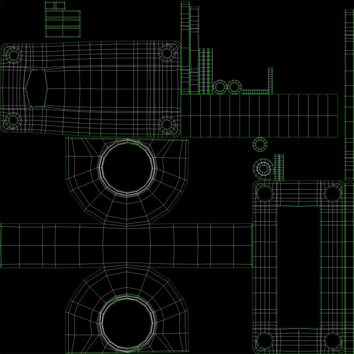 3D Industrial Power Switch model