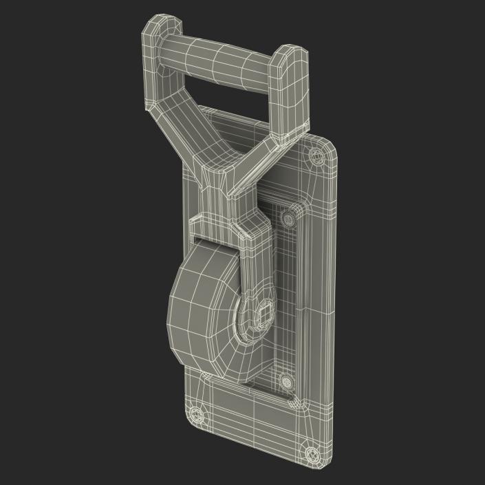 3D Industrial Power Switch model