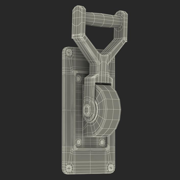 3D Industrial Power Switch model