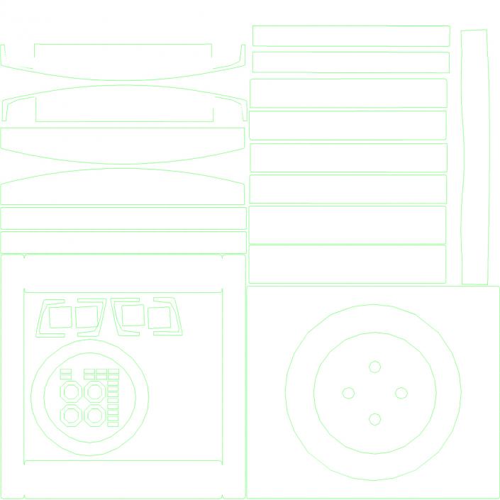 European Electrical Outlet Generic 3D model