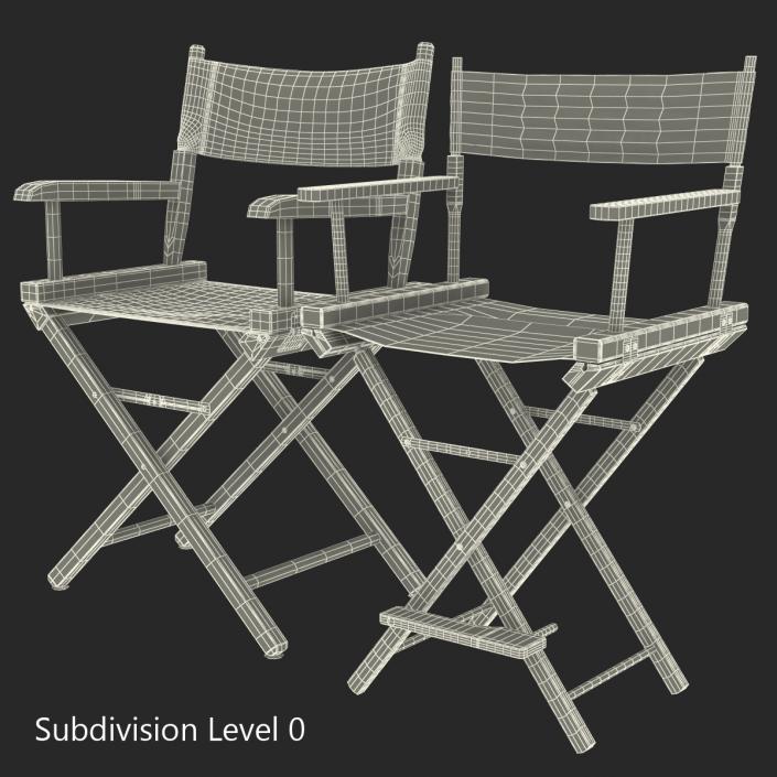 3D Director Chairs Collection