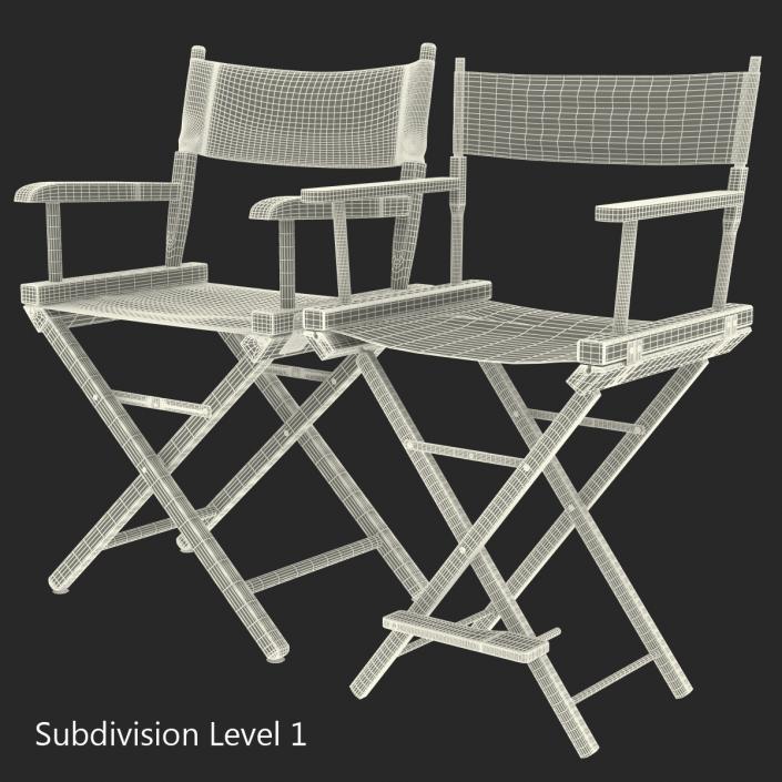 3D Director Chairs Collection