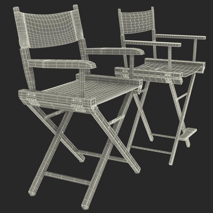 3D Director Chairs Collection