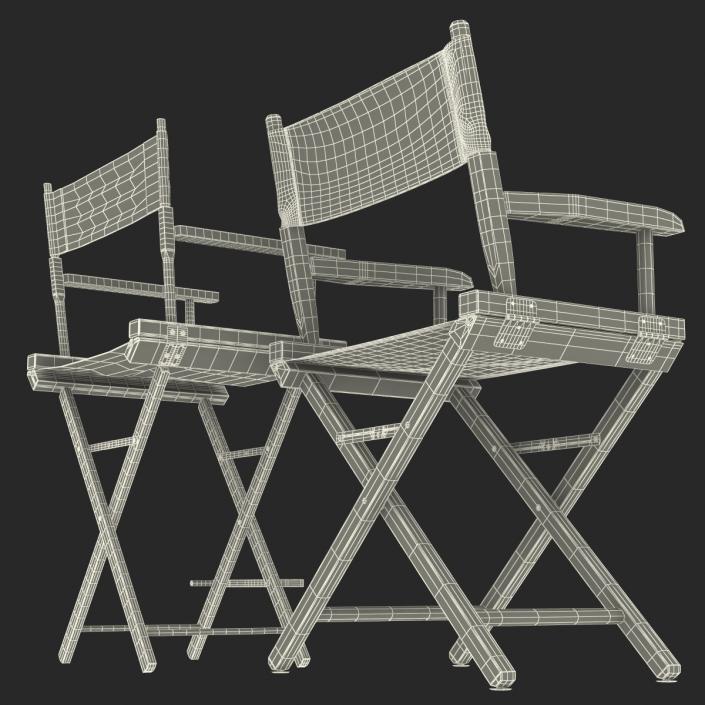 3D Director Chairs Collection