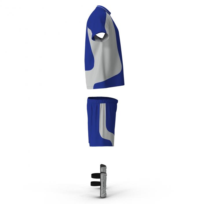 Soccer Uniform Blue 3D model