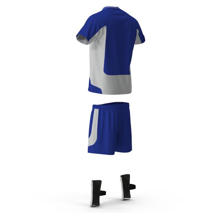 Soccer Uniform Blue 3D model