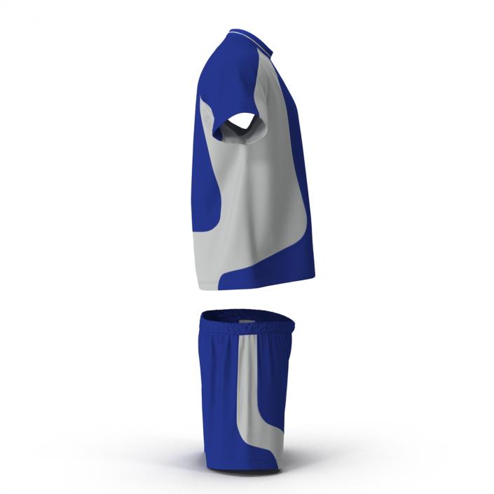 Soccer Uniform Blue 3D model