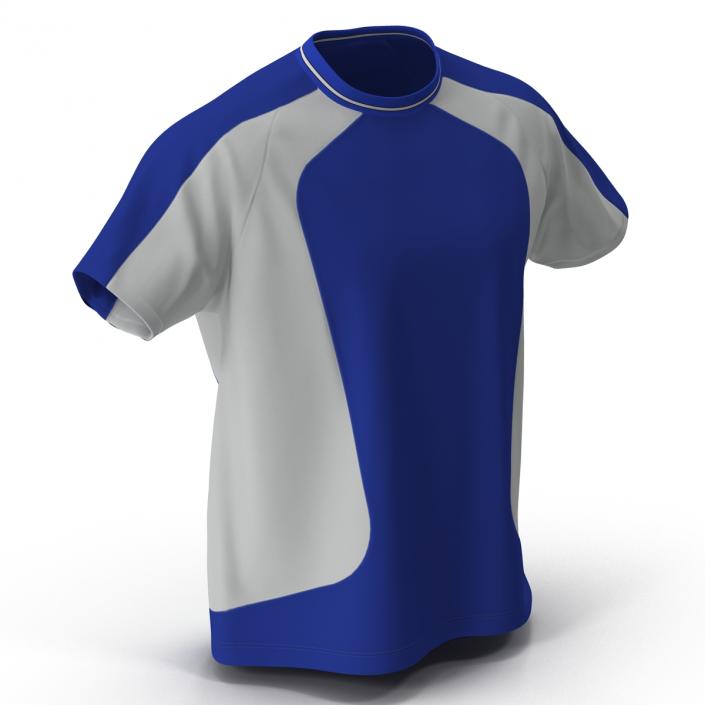 Soccer Uniform Blue 3D model