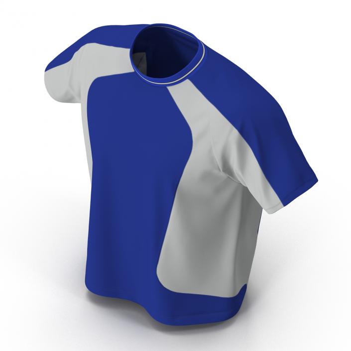 Soccer Uniform Blue 3D model