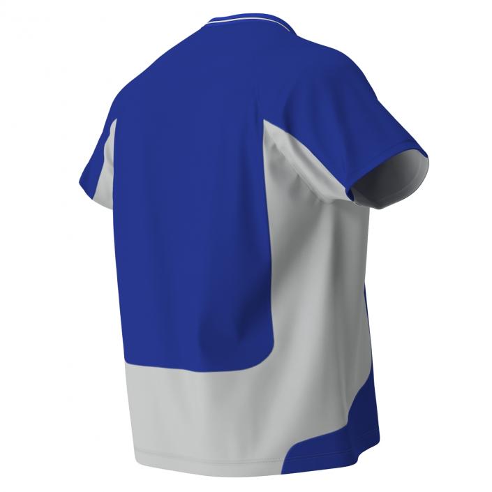 Soccer Uniform Blue 3D model