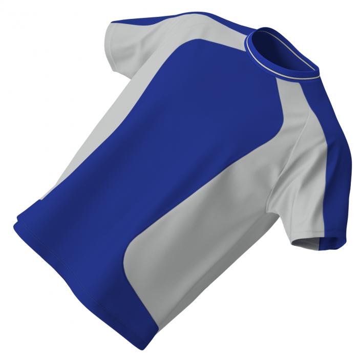 Soccer Uniform Blue 3D model