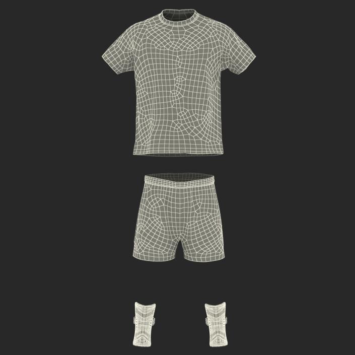 Soccer Uniform Blue 3D model