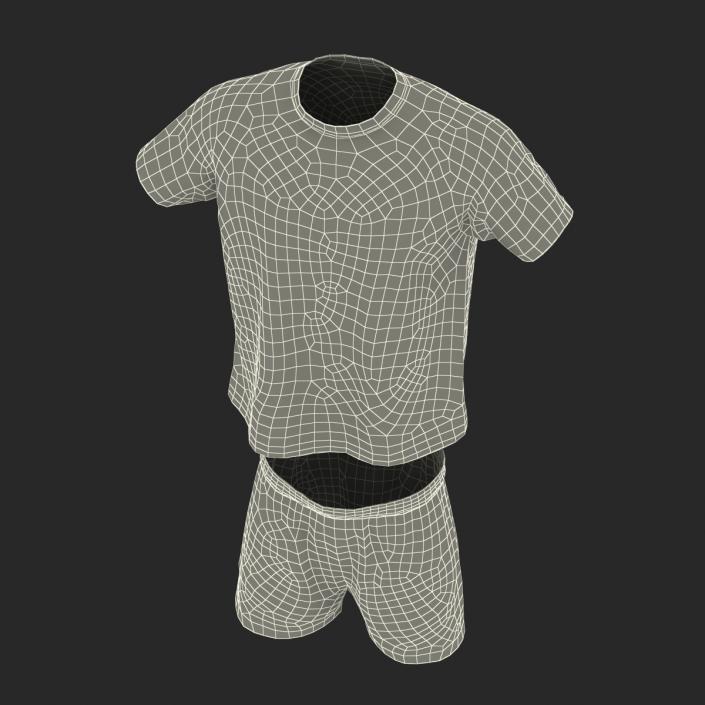 Soccer Uniform Blue 3D model