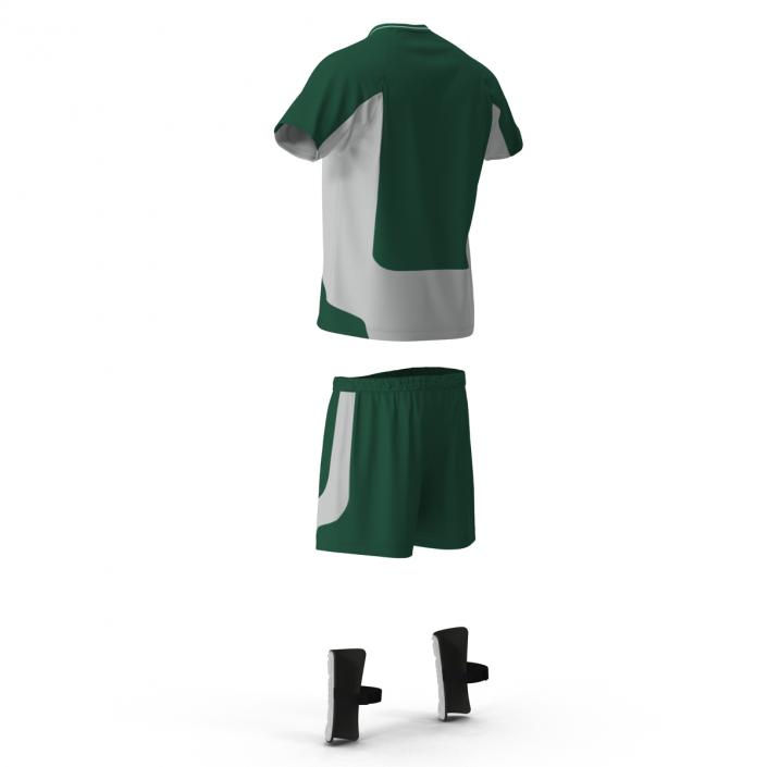 Soccer Uniform Green 2 3D