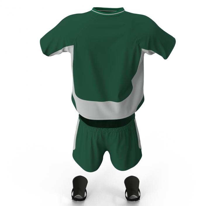 Soccer Uniform Green 2 3D