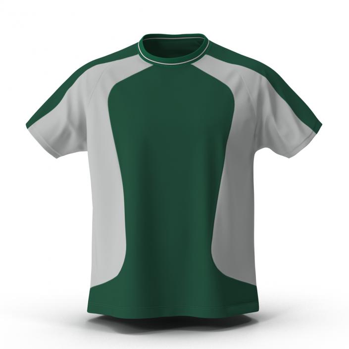 Soccer Uniform Green 2 3D