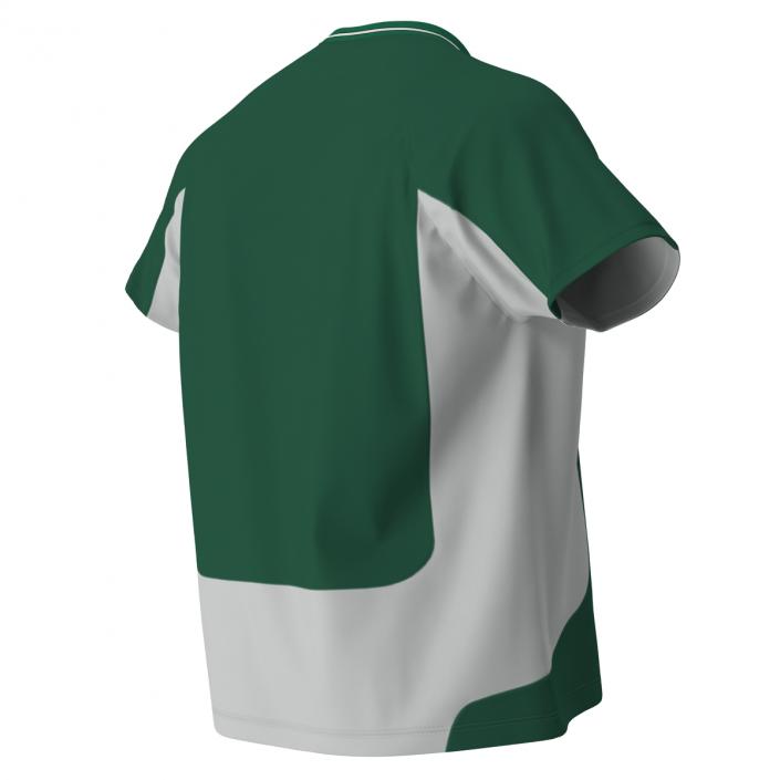 Soccer Uniform Green 2 3D