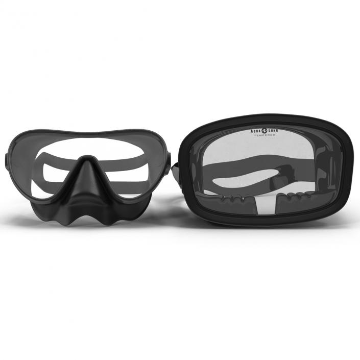 Scuba Masks Collection 3D