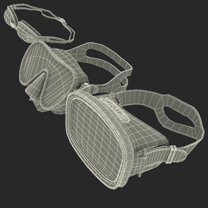 Scuba Masks Collection 2 3D model