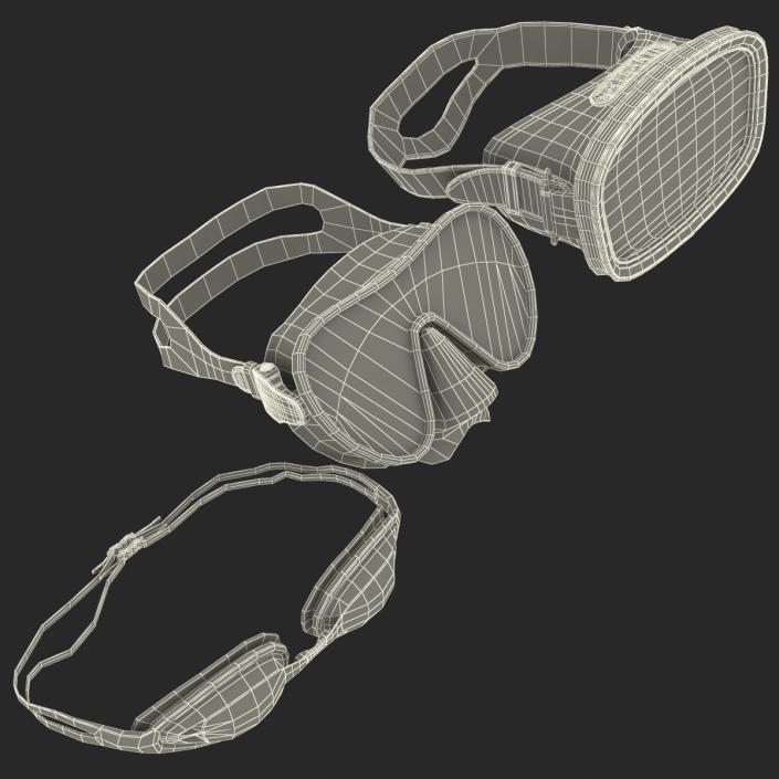 Scuba Masks Collection 2 3D model