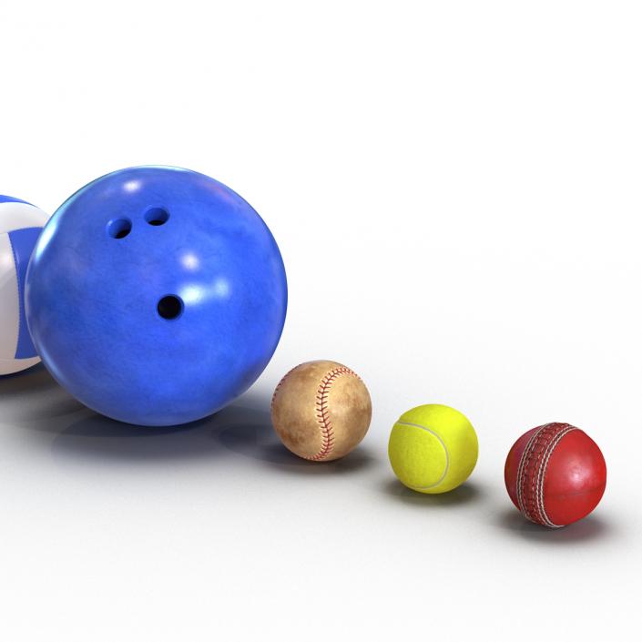 Sport Balls Collection 2 3D model