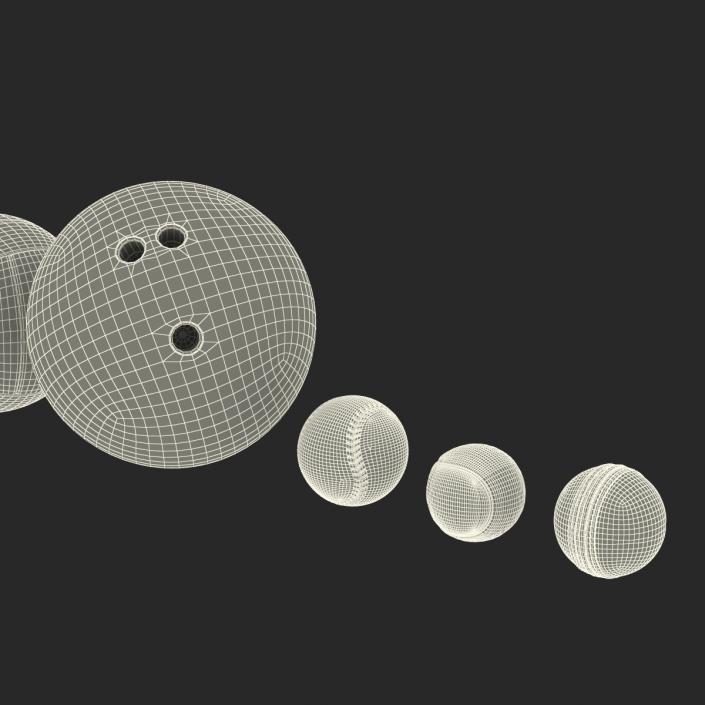 Sport Balls Collection 2 3D model