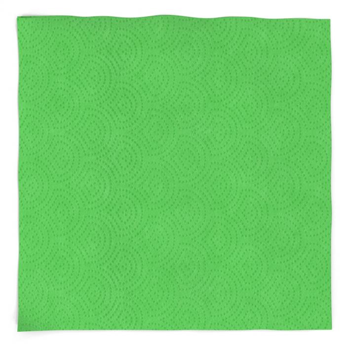 3D Paper Napkin Green model