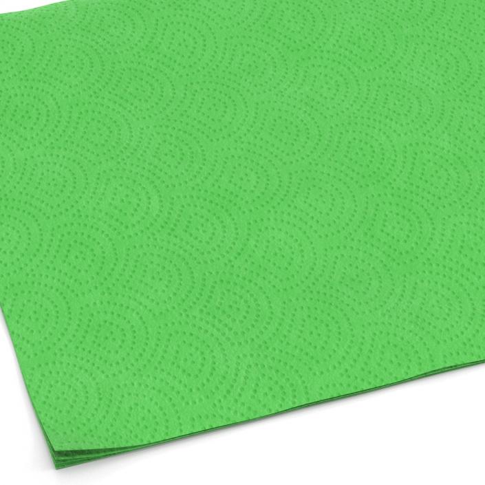 3D Paper Napkin Green model