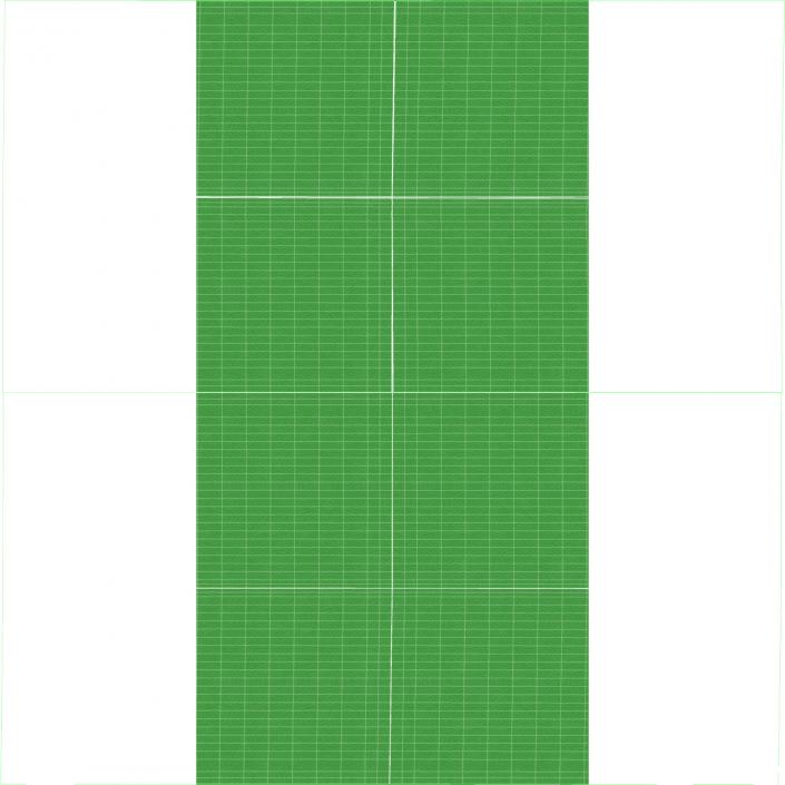 3D Paper Napkin Green model