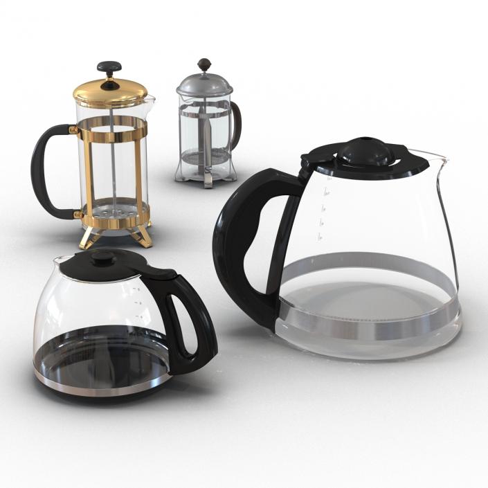 Coffee Pots Collection 3D